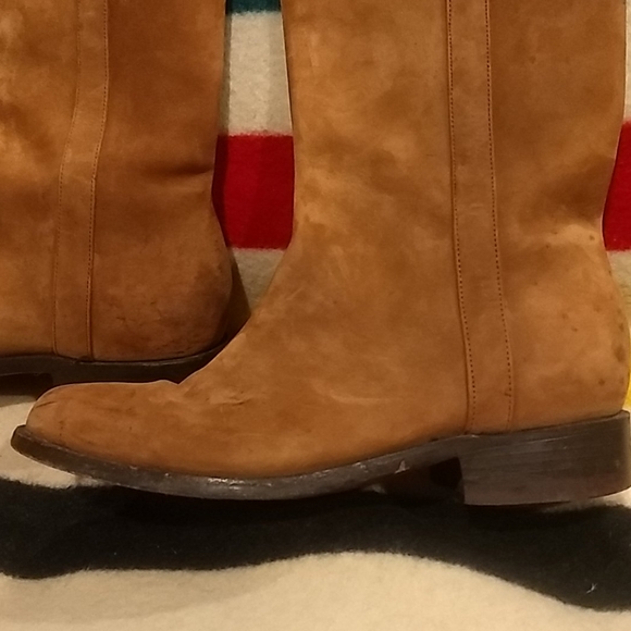 El Canelo tan suede boots - Picture 3 of 5